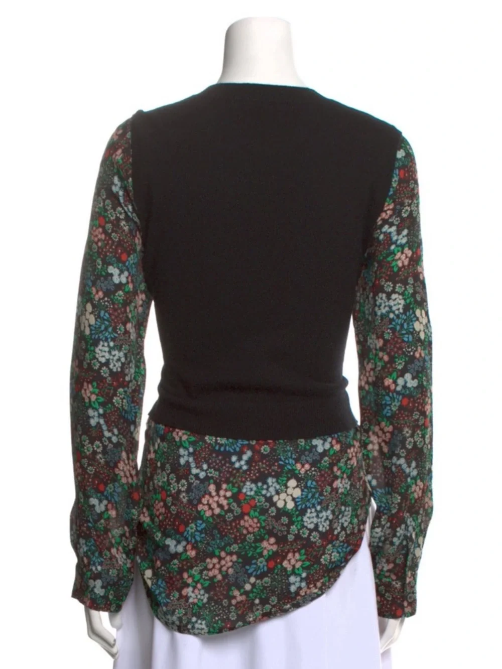 Veronica Beard Mellow Mixed-Media Cashmere Sweater ASO Lucy Hale - Picture 4 of 11